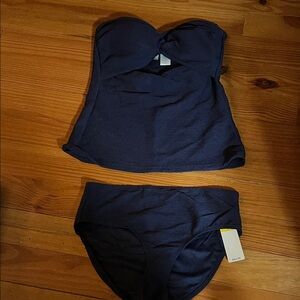 Anne Cole Navy Bikini Set